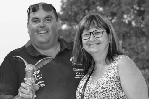 La grande famille du Moto-Ball Club Camaret a rendu hommage à Cathy Graffand
