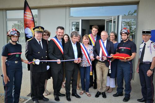 Inauguration du Centre de Secours et d'Incendie de la Vallée de l'Aygues