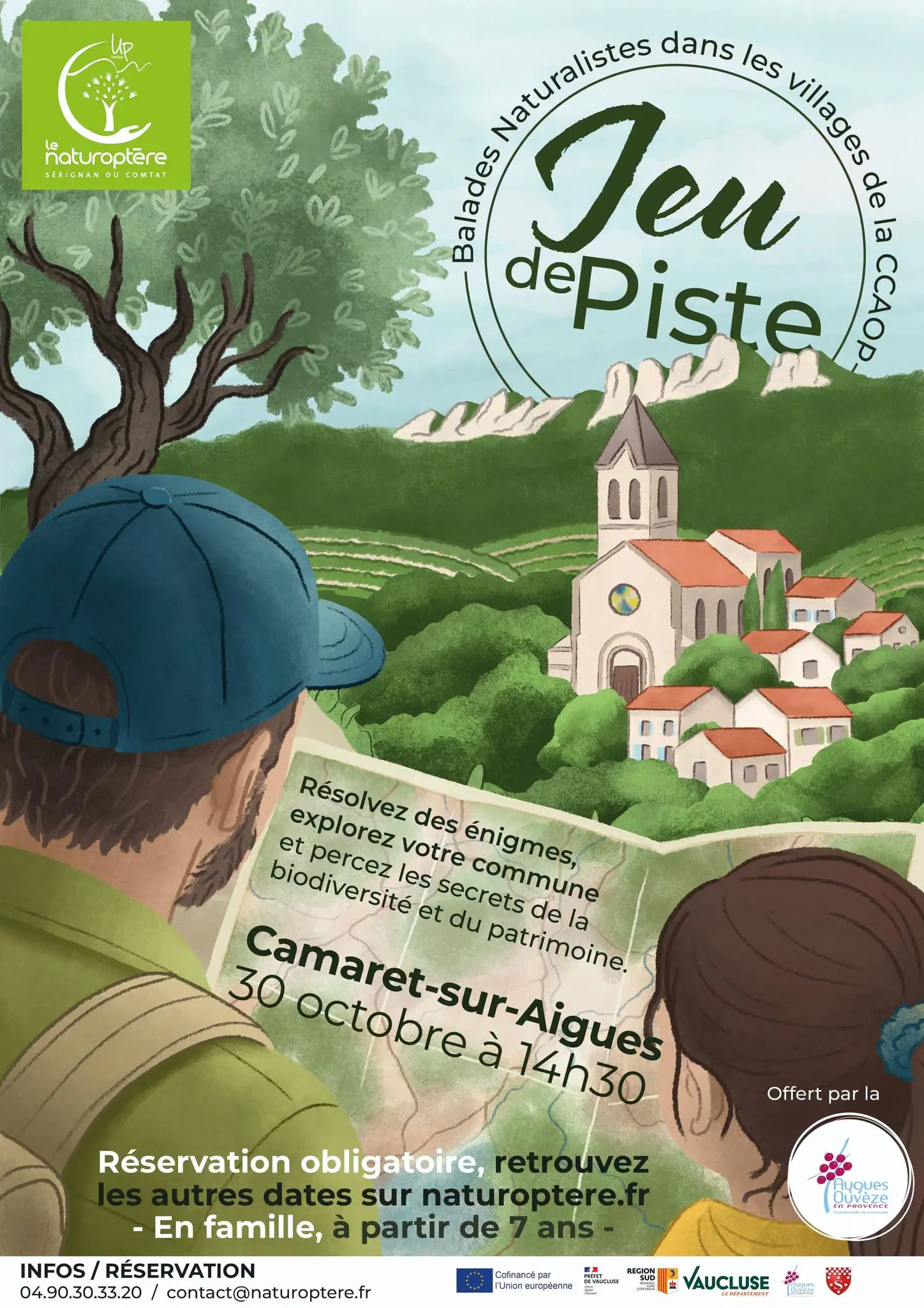 Balade « Jeu de Piste » à Camaret-sur-Aygues le vendredi 30 octobre 2026 à 14h30 à l'étang de Saint Tronquet