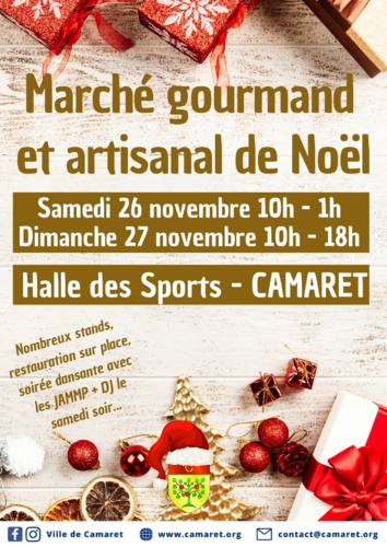 Marché gourmand et artisanal de Noël de Camaret