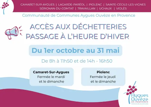 Informations de la CCAOP