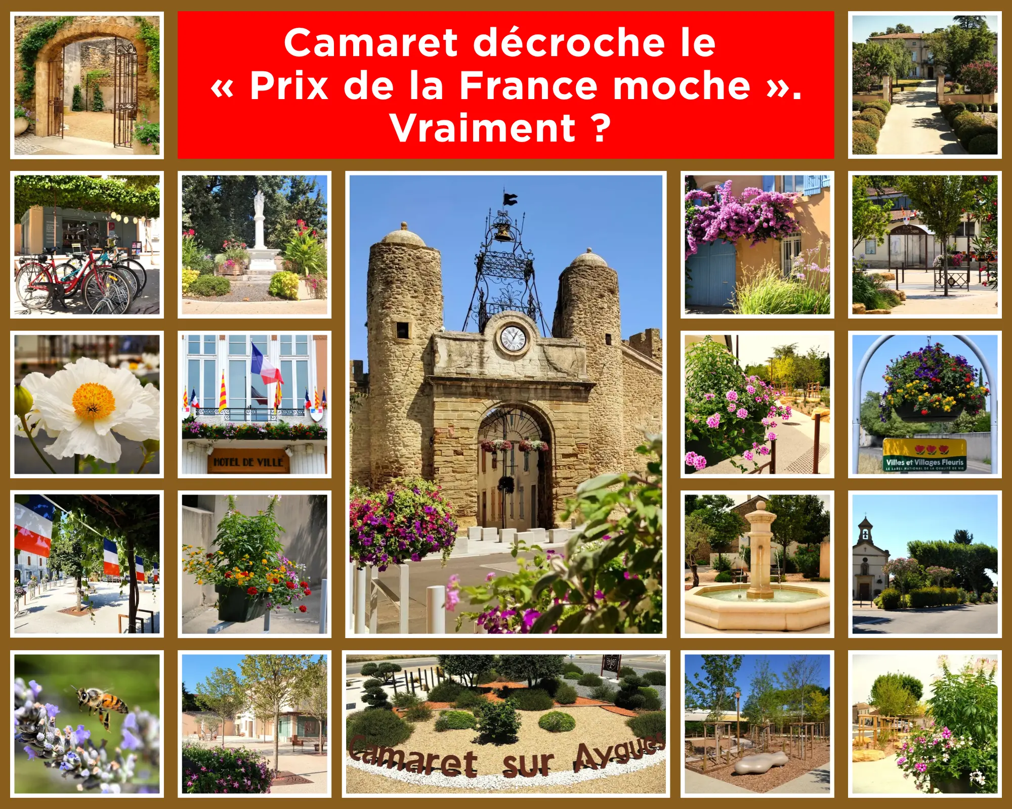 Camaret-sur-Aygues décroche le « Prix de la France moche ». Vraiment ?