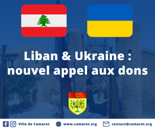 Liban & Ukraine : nouvel appel aux dons