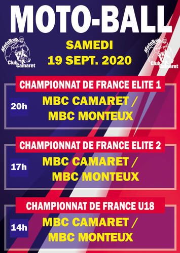 MBC Camaret / MBC Monteux 19-09-2020