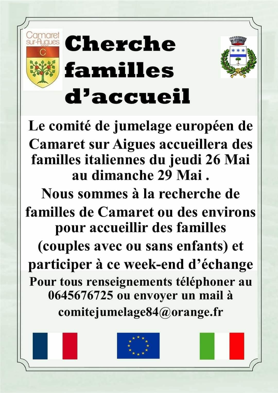 Message du Comité de jumelage européen de Camaret