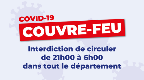 COVID-19 : couvre-feu dans tout le Vaucluse à compter du samedi 24 octobre à minuit