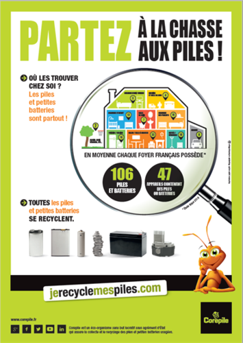 La Communauté de communes Aygues Ouvèze en Provence relance son concours de piles et de petites batteries !