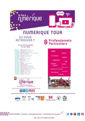 ÉVÉNEMENT ANNULÉ : passage du Numérique Tour 2020 le lundi 9 novembre de 14h00 à 18h30 à Camaret-sur-Aygues (parking du Moto-Ball)