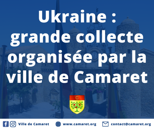 Ukraine : grande collecte organisée par la ville de Camaret message n°1